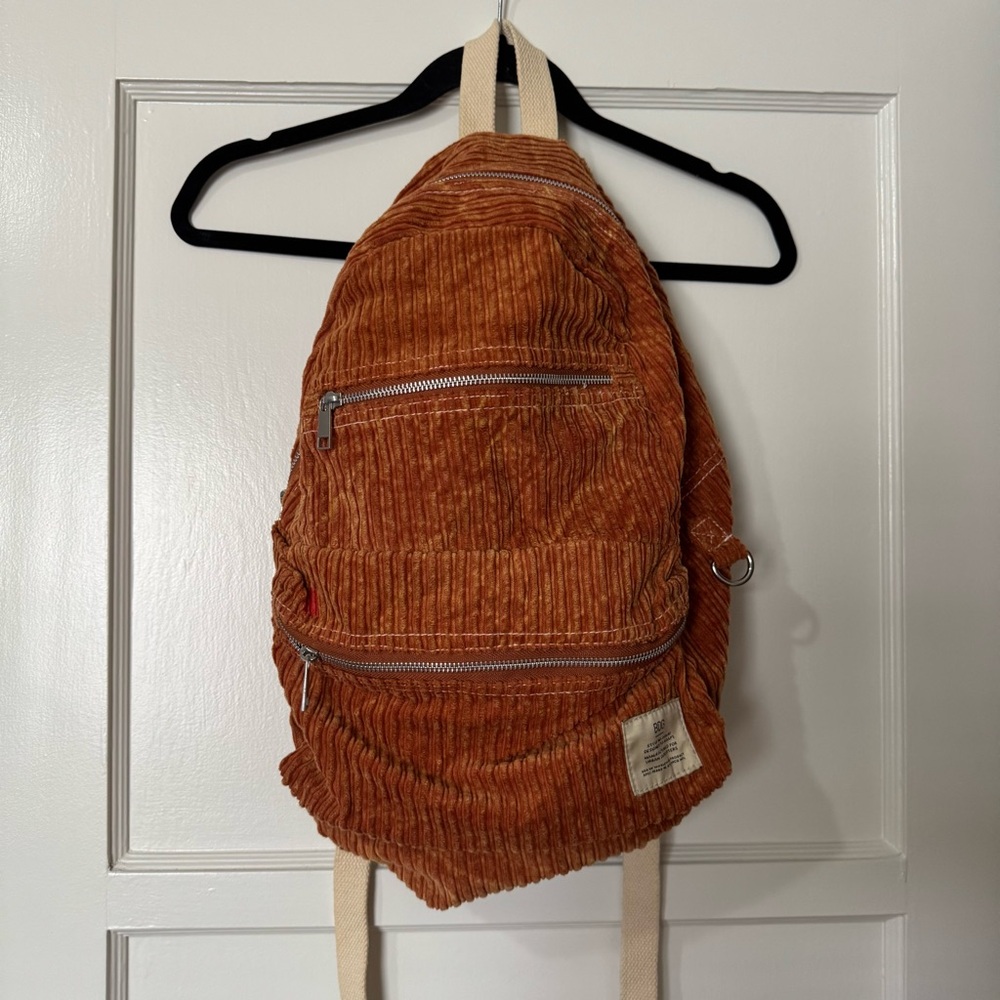 Urban Outfitters corduroy backpack in Rust by [BDG]